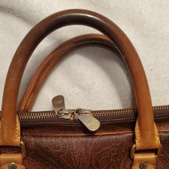 Vintage Etro Paisley Briefcase / Laptop Bag - Picture 4 of 9